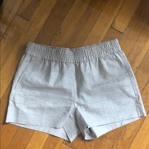 NWT jcrew champagne sparkle shorts